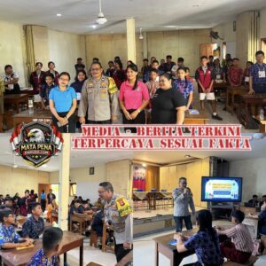 Cegah Generasi Muda Terjerumus Judol, Bhabinkamtibmas Dangri Kelod Jadi Narasumber MPLS di SMP PGRI 6 Denpasar