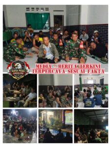 Nobar Laga Final Dunia2026, Jajaran Kodim 0411/KM Manunggal Bersama Rakyat