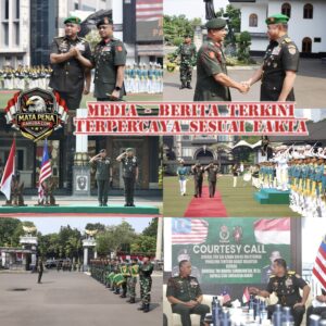 Perkuat Kemitraan Strategis, Kasad Terima Kunjungan Panglima Tentera Darat Malaysia