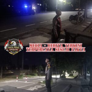 Hadir di Jam-Jam Rawan, Blue Light Patrol Polsek Dentim Pastikan Situasi Kamtibmas Tetap Aman dan Kondusif