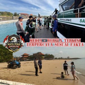 Patroli Dialogis Sat Polairud Polresta Denpasar Sambangi Pantai Sanur