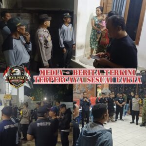 Bhabinkamtibmas, Babinsa dan Pemerintah Desa Kesiman Petilan Perkuat Pengawasan Wilayah Lewat Penertiban Duktang Non-permanen